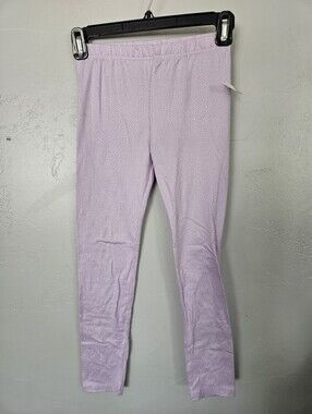Btween NWT Girls 8 Sparkly Lilac Purple Leggings Soft Comfy Bottoms